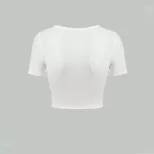 Sexy Deep V Neck T Shirt Slim Fit Short Length Summer Style Womens Casual Wear Wholesale Availab