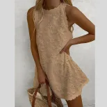 Casual Loose Womens Dress Sleeveless Lolita Style Comfortable Fabric Perfect for Summer Outings