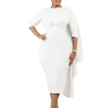 Womens Pencil Skirt Elegant Solid Color Trendy Design Versatile for Various Occasions Wholesale