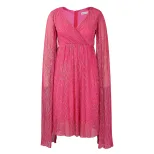 Elegant V Neck Long Sleeve Evening Dress Fashionable Winter Style Suitable for Parties and Event