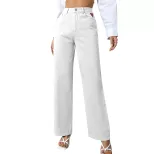 High Waisted Wide Leg Jeans Casual Trendy Versatile Womens Fashion for Everyday Wear Wholesale A