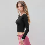 Womens Sexy Backless Crop Top Slim Fit Spring Summer Stylish Design Wholesale Available private