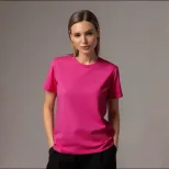 Womens Basic Solid Color T Shirt Slim Fit Short Sleeve Comfortable Fabric Casual Spring Summer W