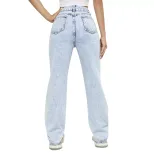 Slim Fit Ripped Straight Leg Jeans Womens Trendy Denim Casual Wear for Spring Summer Wholesale A
