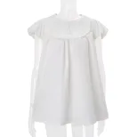 Womens Casual Short Sleeve Dress Round Neck Loose Fit Versatile Style Summer Fashion for Everyda