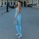 Womens Irregular Hem Ruched Slip Dress Sexy Strapless Design Perfect for Autumn Events Wholesale