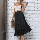 High Waisted Midi Skirt Elegant Style Casual Fit Trendy Design Perfect for Daily Wear Wholesale