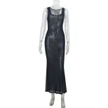 Womens Sheer Mesh Beach Vacation Dress Sexy Elegant Lightweight Perfect for Summer Parties Whole