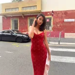 Fashionable Womens Bodycon Dress Stylish Streetwear Sexy Design Elegant Fit Autumn Collection Wh