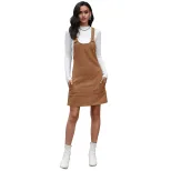 Womens Slim Fit Solid Color Short Dress Adjustable Straps Casual Style Perfect for Summer Outing