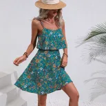 Floral Print Bodycon Dress Sexy Design Sleeveless Comfortable Fabric Perfect for Parties and Nig