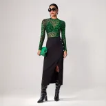 Womens Sheer Long Sleeve T Shirt Leopard Print Round Neck Lightweight Fabric Summer Fashion Whol