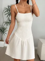 French Style Vacation Dress V Neck Backless Slim Fit Sleeveless Perfect for Summer Events Wholes