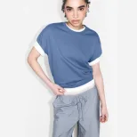 Womens 100 Cotton Solid Color T Shirt Round Neck Short Sleeve Versatile Style Spring Summer Coll