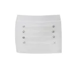 Mini Bodycon Skirt with Studded Details Low Waist Design Summer Fashion Available in White Wholesale Sizes S M L