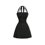 Elegant Sexy Halter Dress Slim Fit High Waist Short Skirt Spring Summer Fashion Wholesale Availa