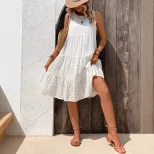 Loose Fit Vacation Style Dress for Women Elegant Design Comfortable Fabric Versatile for Summer