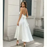 French Style Maxi Dress Elegant Spaghetti Straps Lightweight Fabric Summer Beachwear Wholesale A
