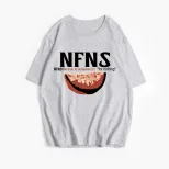 Vintage Graphic Print T Shirt for Women Casual Loose Fit Round Neck Short Sleeve 100 Cotton Summ