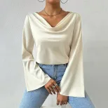 Elegant Long Sleeve T Shirt Chic Sophisticated Style Perfect for Spring and Summer Wholesale Ava