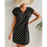 Casual Vacation Dress Waist Defining Slim Fit Elegant Style Perfect for Summer Outings Wholesale