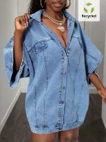 Womens Loose Denim Jacket Sleeveless Casual Street Style Perfect for Spring and Summer Wholesale