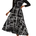Elegant Floral Print Asymmetrical Dress Fashionable Patchwork Design Perfect for Parties and Spe
