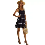 Womens Casual Vacation Dress Trendy Sweet Sleeveless Design Comfortable Fabric Available for Who