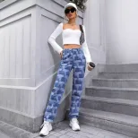Womens Casual Slim Fit Straight Leg Denim Jeans High Quality Craftsmanship Comfortable Fabric Ve