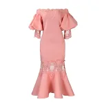 Off Shoulder Lace Mermaid Dress Elegant Design Summer Style Perfect for Parties Wholesale Availa