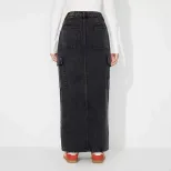 Vintage Loose Fit Denim Skirt Versatile Style Casual Wear European and American Fashion Wholesal
