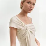 Summer Womens Cold Shoulder T Shirt Sexy Sleeveless Elegant Design High Quality Fabric Casual We