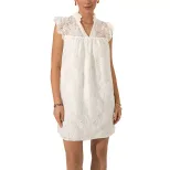 Elegant White Lace Dress Trendy Design Simple Style Perfect for Summer Events Wholesale Availabl