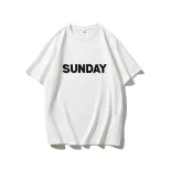 Womens Summer Graphic T Shirt Loose Fit Round Neck Short Sleeve Cotton Casual Wear for Everyday