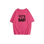 Womens Cotton T Shirt American Letter Print Short Sleeve Loose Fit Casual Everyday Wear Wholesal