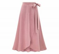 High Waist Midi Skirt Split Design Plus Size Adjustable Tie Casual or Formal Wear Ready to Ship