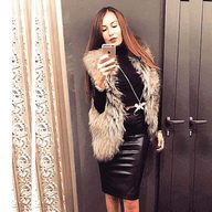 PU Bodycon Skirt Coffee Dark Red Black Comfortable Fleece Lined Spring Summer Wholesale Available