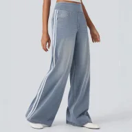 Womens High Waisted Loose Fit Straight Leg Jeans Fashionable Flattering Comfortable Autumn Winter Collection