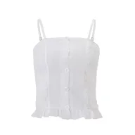 Womens Casual Outfit Stylish Irregular Short Sleeve Top Set Summer Fashion Available in Green and White