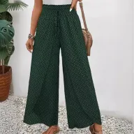 Womens Vintage Bohemian Wide Leg Trousers Loose Fit Urban Style Spring Fall Wholesale Available