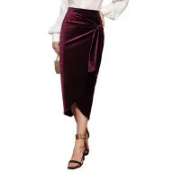 Wholesale Womens Skirts Red Multiple Sizes OEM ODM Supplier
