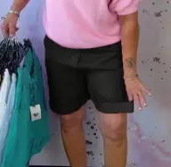 Casual Womens Solid Color Pocket Shorts Summer Style Adjustable Drawstring Versatile Fit Wholesale Available