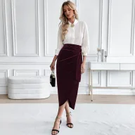 Wholesale Womens Skirts Red Multiple Sizes OEM ODM Supplier