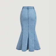 Wholesale Womens Skirts Blue Multiple Sizes OEM ODM Supplier