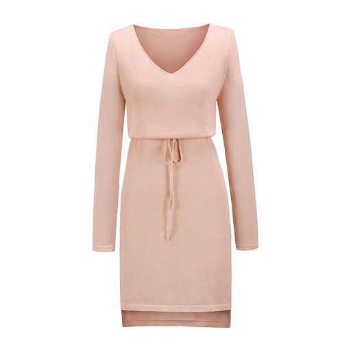 Fashionable Slim Fit Knitted Sweater Dress Autumn Winter Style Comfortable and Trendy Wholesale