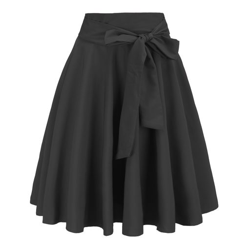 High Waisted A Line Skirt Elegant OL Style Lace Up Design Flowy Hem Perfect for Office Wear Wholesale Available