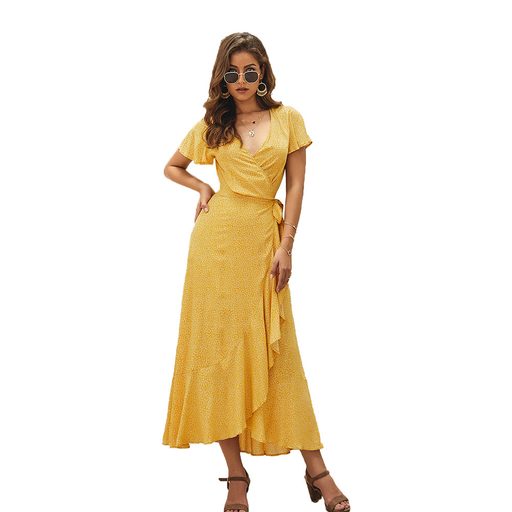 Floral Print Summer Dress for Women Casual Style Comfortable Fabric Vibrant Colors Perfect for P