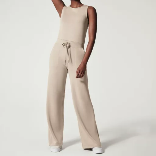 Plus Size Womens High Waisted Drawstring Knit Pants Slim Fit Solid Color Comfortable Fabric Casual Wear Wholesale Plus Size Womens High Waisted Drawstring Knit Pants Slim Fit Solid Color Comfortable Fabric Casual Wear Wholesale