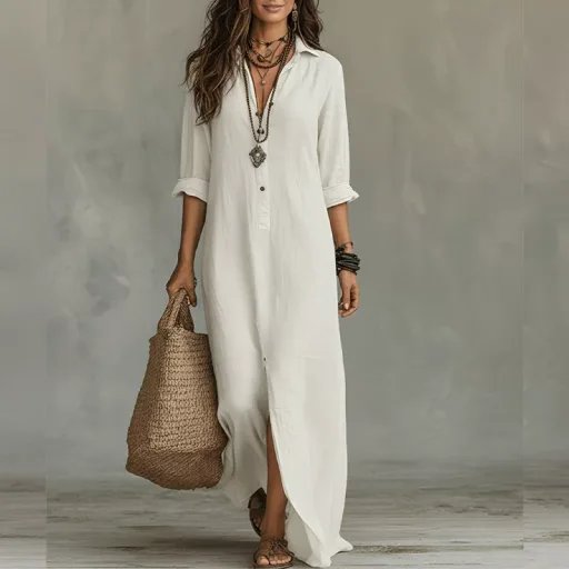 Elegant Solid Color Maxi Dress for Women Summer Casual Fit with Sleeveless Design Available in Multiple Sizes and Colors Elegant Solid Color Maxi Dress for Women Summer Casual Fit with Sleeveless Design Available in Multiple Sizes and Colors