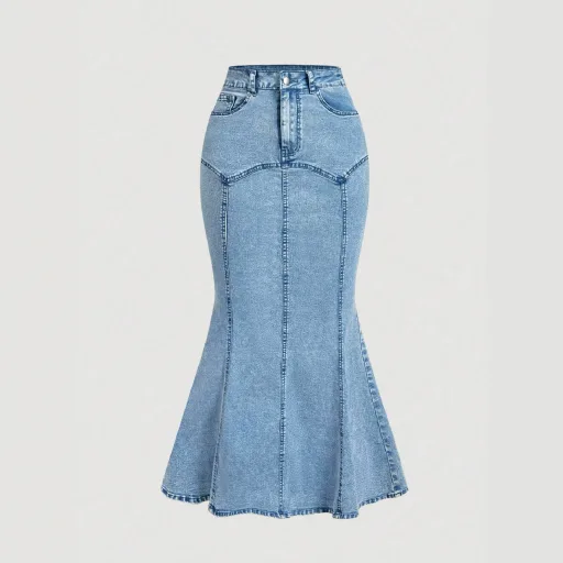 Wholesale Womens Skirts Blue Multiple Sizes OEM ODM Supplier